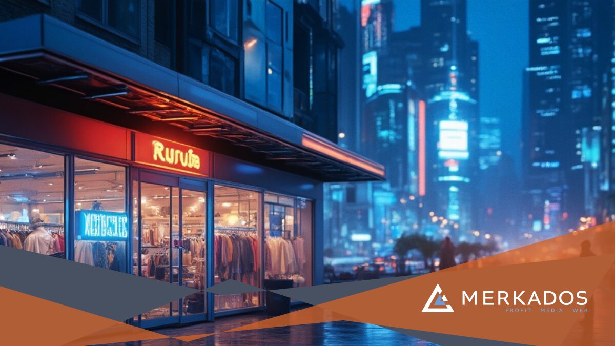 Vibrant digital storefront.